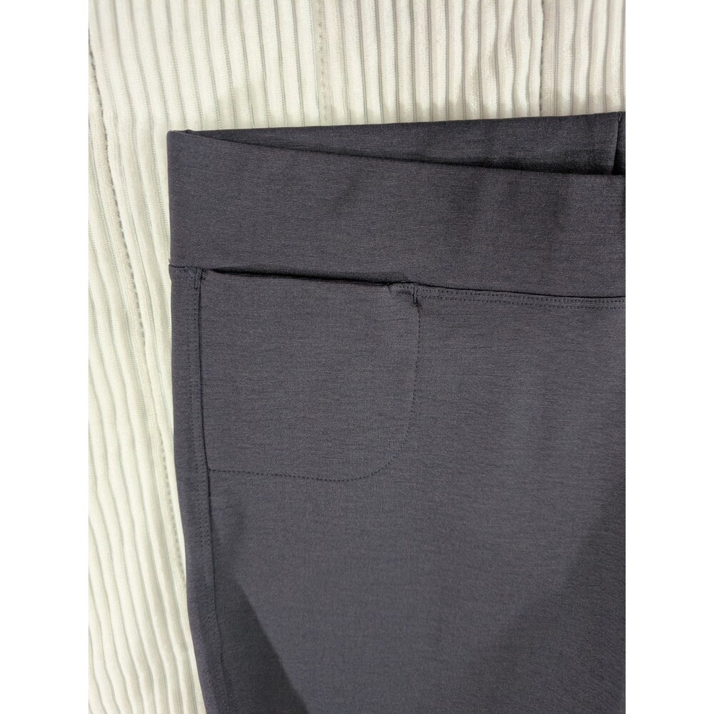 American Giant Ponte Pants Womens 14 Gray Pull On Stretch Leggings Work - Picture 6 of 12